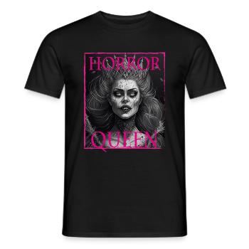 Evil Old Woman Horror Gothic Horror Witch Abstract - Men's T-Shirt - black - Front - AI Model Male 178 light (178cm)