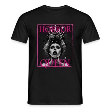 Evil Old Woman Horror Gothic Horror Witch Abstract - Men's T-Shirt - black - Front - AI Model Male 178 light (178cm)