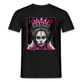 Evil Old Woman Horror Gothic Horror Witch Abstract - Men's T-Shirt - black - Front - AI Model Male 178 light (178cm)