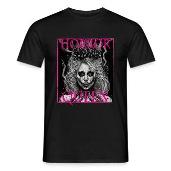 Evil Old Woman Horror Gothic Horror Witch Abstract - Men's T-Shirt - black - Front - AI Model Male 178 light (178cm)