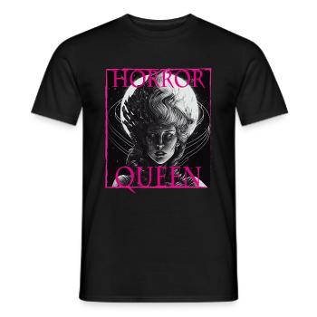 Evil Old Woman Horror Gothic Horror Witch Abstract - Men's T-Shirt - black - Front - AI Model Male 178 light (178cm)