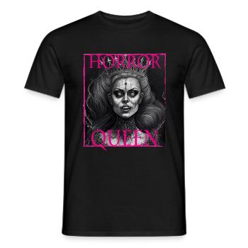 Evil Old Woman Horror Gothic Horror Witch Abstract - Men's T-Shirt - black - Front - AI Model Male 178 light (178cm)