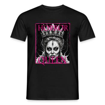 Evil Old Woman Horror Gothic Horror Witch Abstract - Men's T-Shirt - black - Front - AI Model Male 178 light (178cm)