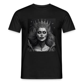 Evil Old Woman Horror Gothic Horror Witch Abstract - Men's T-Shirt - black - Front - AI Model Male 178 light (178cm)