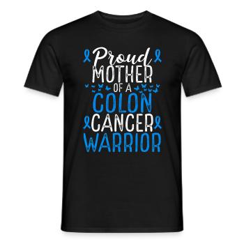 Colon Cancer Awareness Movement Mom Ribbon Mother - Männer T-Shirt - Schwarz - Vorne - AI Model Male 178 light (178cm)