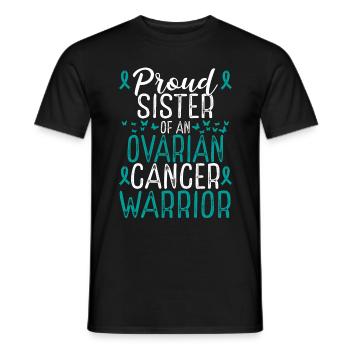 Ovarian Cancer Awareness Movement Sister Ribbon - Männer T-Shirt - Schwarz - Vorne - AI Model Male 178 light (178cm)