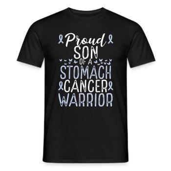 Stomach Cancer Awareness Movement for Son Ribbon - Männer T-Shirt - Schwarz - Vorne - AI Model Male 178 light (178cm)