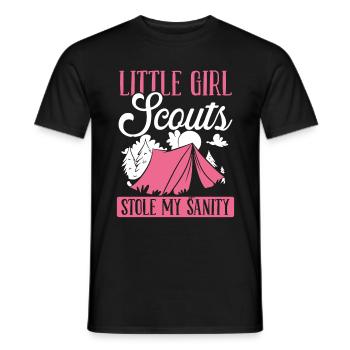 Girl Scout Leader Girl Scout stole my Sanity - Männer T-Shirt - Schwarz - Vorne - AI Model Male 178 light (178cm)
