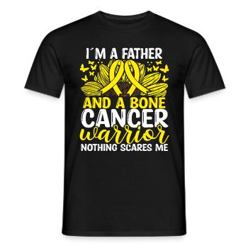 Cancer des os Mois du ruban Mouvement Papa Père - T-shirt homme - noir - Devant - AI Model Male 178 light (178cm)