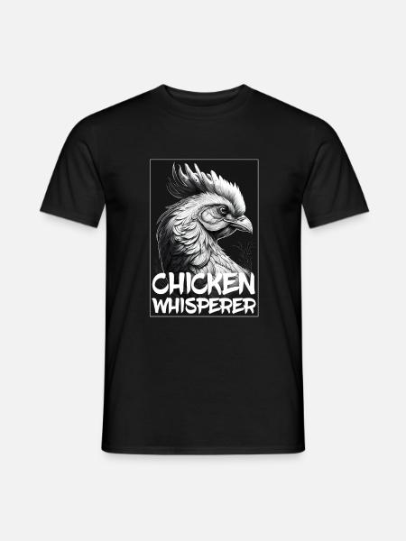Kyllinger Hvisker Farm Farmer Kylling coop Kylling - Mænd T-shirt - sort
