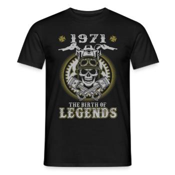 1971: The Birth Of Legends - T-shirt homme - noir - Devant - AI Model Male 178 light (178cm)