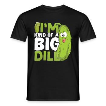 Gewürzgurke Salatgurke Gemüse Lustige Gurke - Männer T-Shirt - Schwarz - Vorne - AI Model Male 178 light (178cm)