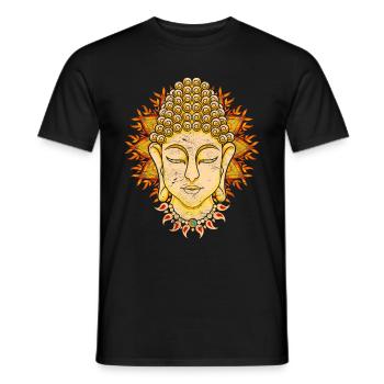 Buddhist Spiritualität Meditation Geschenk Buddha - Männer T-Shirt - Schwarz - Vorne - AI Model Male 178 light (178cm)