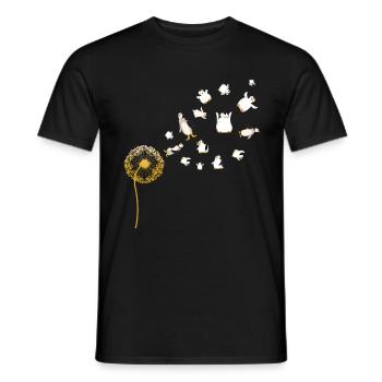 Zoo Animal Oiseau Cadeau Pissenlit Pingouin - T-shirt homme - noir - Devant - AI Model Male 178 light (178cm)