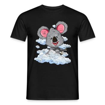 Australie Animal Zoo Animal Gift Nuages Koala - T-shirt homme - noir - Devant - AI Model Male 178 light (178cm)
