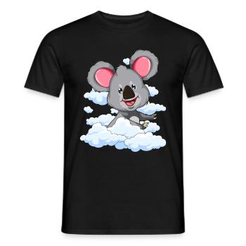Animal Lover Australie Animal Gift Cloud Koala - T-shirt homme - noir - Devant - AI Model Male 178 light (178cm)
