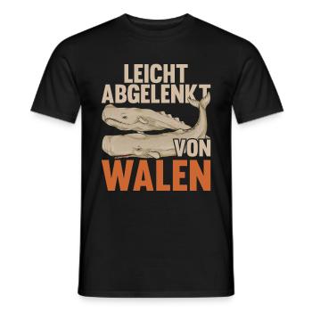 Meerestier Schwertwal Tier Geschenk Lustiges Wal - Männer T-Shirt - Schwarz - Vorne - AI Model Male 178 light (178cm)