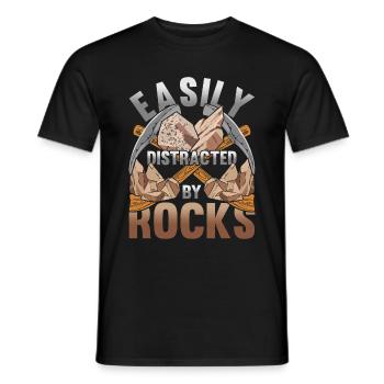 Paläontologe Geologe Geschenk Lustiges Geologie - Männer T-Shirt - Schwarz - Vorne - AI Model Male 178 light (178cm)