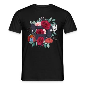 Es ist gerade keine gute Zeit für eine Laufmasche - Männer T-Shirt - Schwarz - Vorne - AI Model Male 178 light (178cm)
