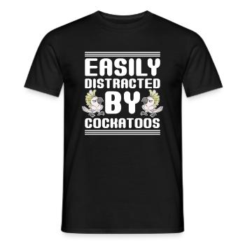 Papagei Vogelliebhaber Geschenk Lustiges Kakadu - Männer T-Shirt - Schwarz - Vorne - AI Model Male 178 light (178cm)