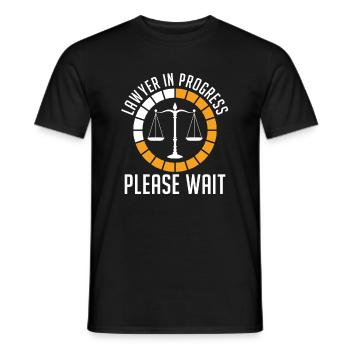 Faculté de droit avocat cadeau futur avocat - T-shirt homme - noir - Devant - AI Model Male 178 light (178cm)