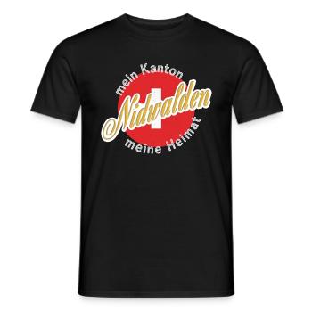 Mon cadeau pour la maison à Nidwald - T-shirt homme - noir - Devant - AI Model Male 178 light (178cm)