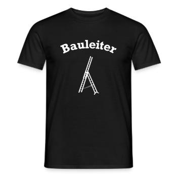 Construction manager construction site construction sites funny - Men's T-Shirt - black - Front - AI Model Male 178 light (178cm)