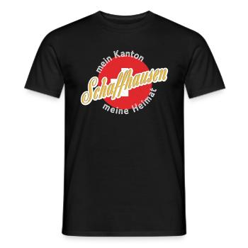 My home Schaffhausen gift - Men's T-Shirt - black - Front - AI Model Male 178 light (178cm)