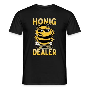 Honig Dealer Bienenzüchter Bienenflüsterer Bienen - Männer T-Shirt - Schwarz - Vorne - AI Model Male 178 light (178cm)