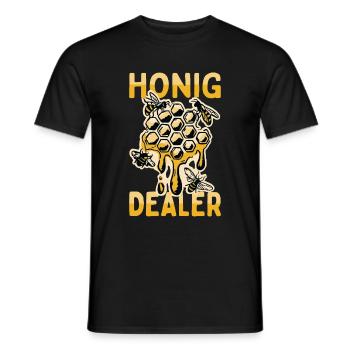 Honig Dealer Bienenzüchter Bienenflüsterer Bienen - Männer T-Shirt - Schwarz - Vorne - AI Model Male 178 light (178cm)