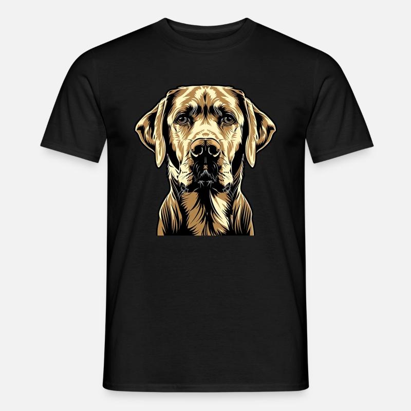 Labrador Retriever Hund Liebe Junge Süße Labradore - Männer T-Shirt - Schwarz