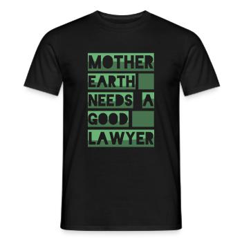 Mutter Erde - Männer T-Shirt - Schwarz - Vorne - AI Model Male 178 light (178cm)