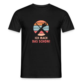 Bastler - Männer T-Shirt - Schwarz - Vorne - AI Model Male 178 light (178cm)