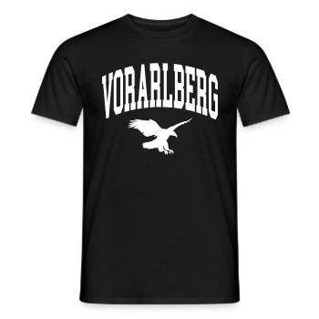 Vorarlberg - T-shirt homme - noir - Devant - AI Model Male 178 light (178cm)
