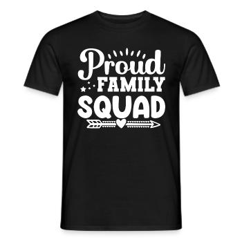 The Proud Family Squad - Männer T-Shirt - Schwarz - Vorne - AI Model Male 178 light (178cm)
