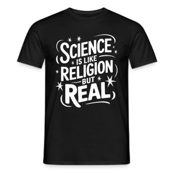 Atheismus Atheist Anti-Religion Agnostiker - Männer T-Shirt - Schwarz - Vorne - AI Model Male 178 light (178cm)