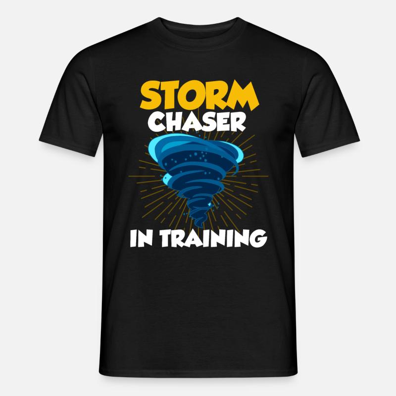 Tornado - Männer T-Shirt - Schwarz