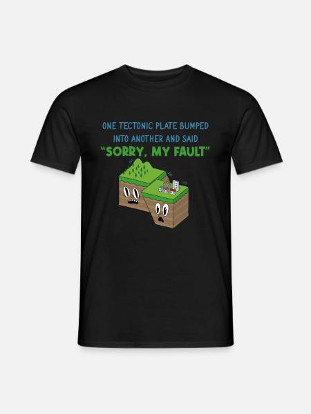 Earthquake - Men's T-Shirt - black
