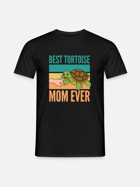 Best turtle moma ever - Men's T-Shirt - black