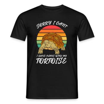 Turtle - Men's T-Shirt - black - Front - AI Model Male 178 light (178cm)