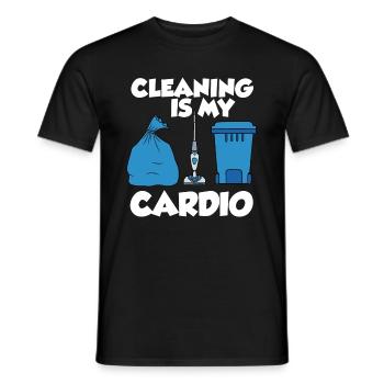 Staubsauger Reinigung Reinigungskraft Geschenk - Männer T-Shirt - Schwarz - Vorne - AI Model Male 178 light (178cm)
