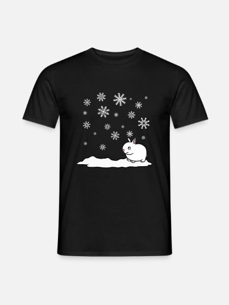 Mountain hare - Men's T-Shirt - black