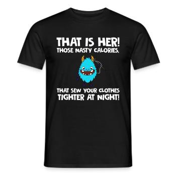 Lustiges Abnehmen Fit Werden Design - Männer T-Shirt - Schwarz - Vorne - AI Model Male 178 light (178cm)