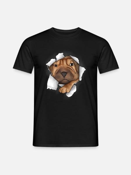 Chinese Shar Pei - Men's T-Shirt - black