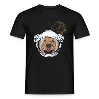 Shar Pei chinois - T-shirt homme - noir - Devant - AI Model Male 178 light (178cm)