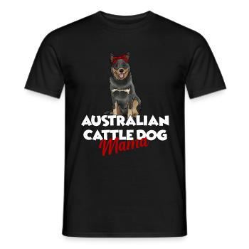 Bouvier australien - T-shirt homme - noir - Devant - AI Model Male 178 light (178cm)