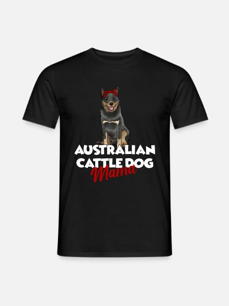 Australian Cattle Dog - Men's T-Shirt - black