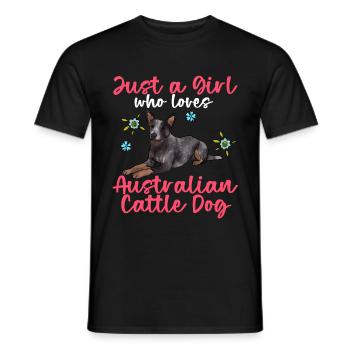 Bouvier australien - T-shirt homme - noir - Devant - AI Model Male 178 light (178cm)