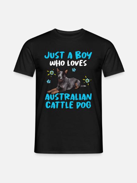 Australian Cattle Dog - Men's T-Shirt - black