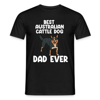 Bouvier australien - T-shirt homme - noir - Devant - AI Model Male 178 light (178cm)